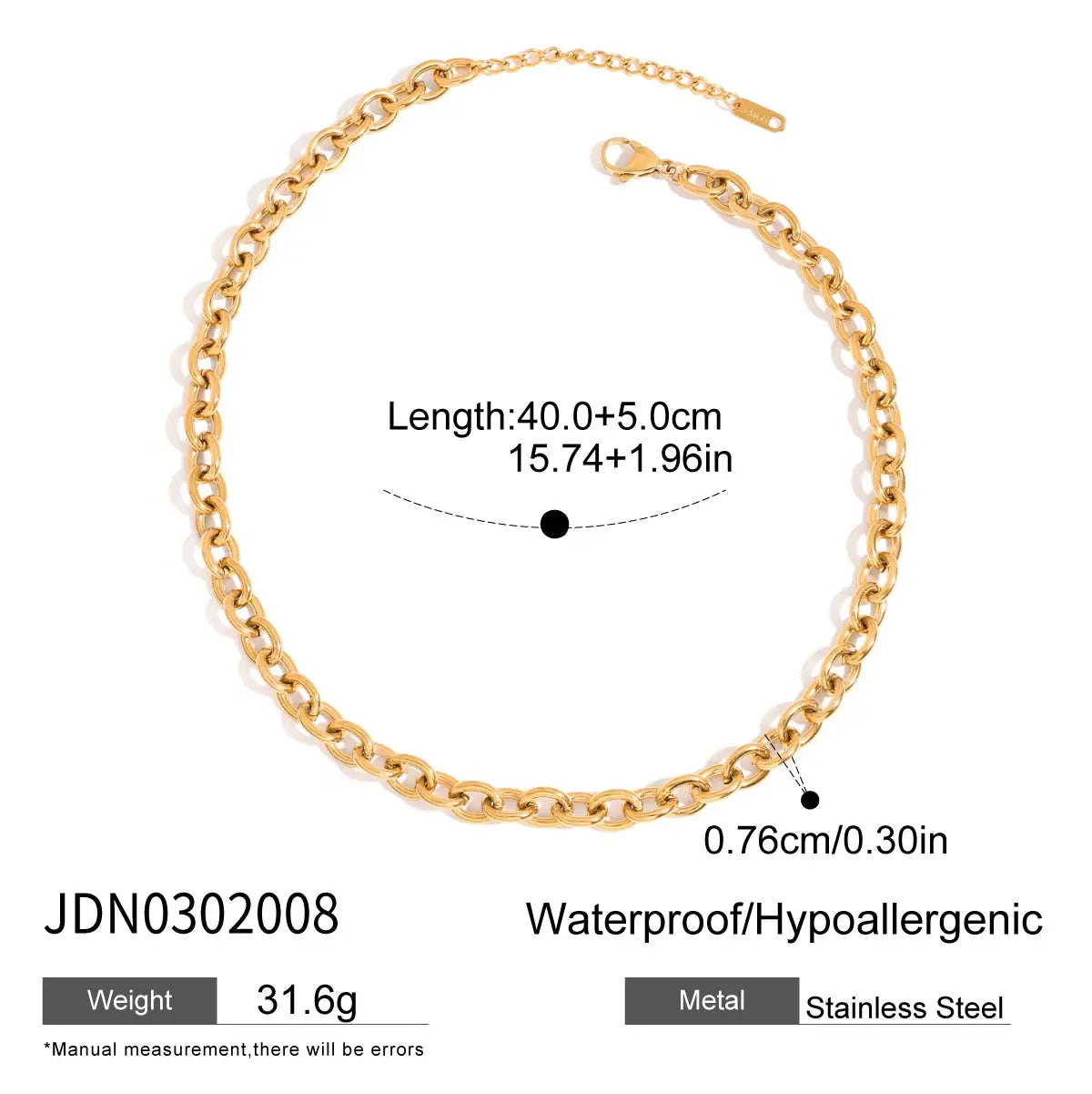 Charm DIY Stackable Chain Necklace