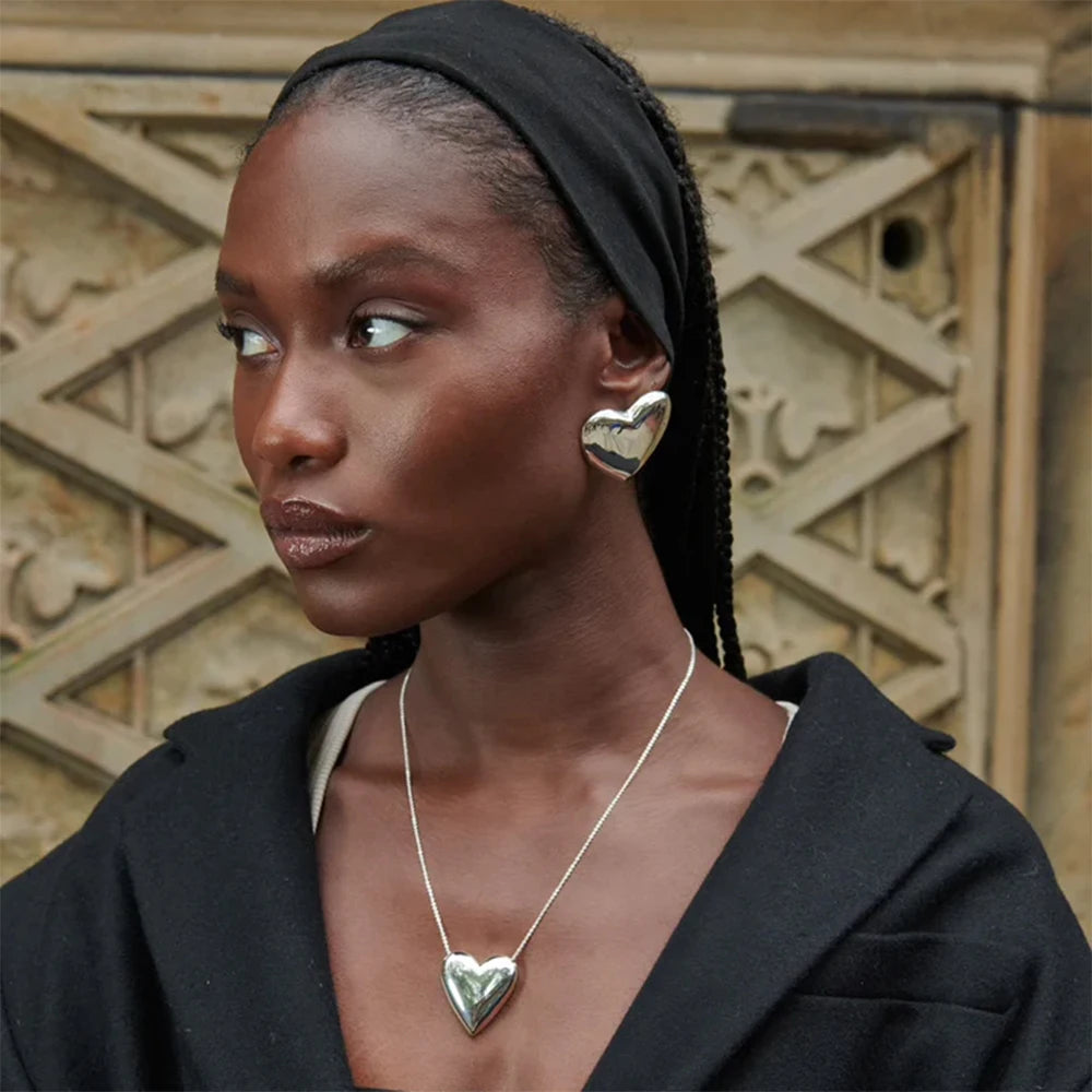 Heart Earrings 18k Plated Gold