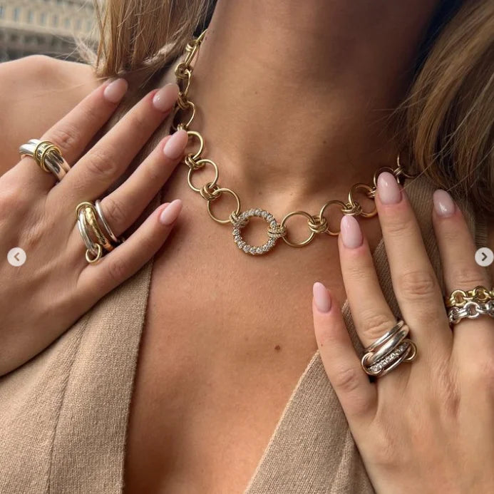 18K Gold Plated Stack Ring