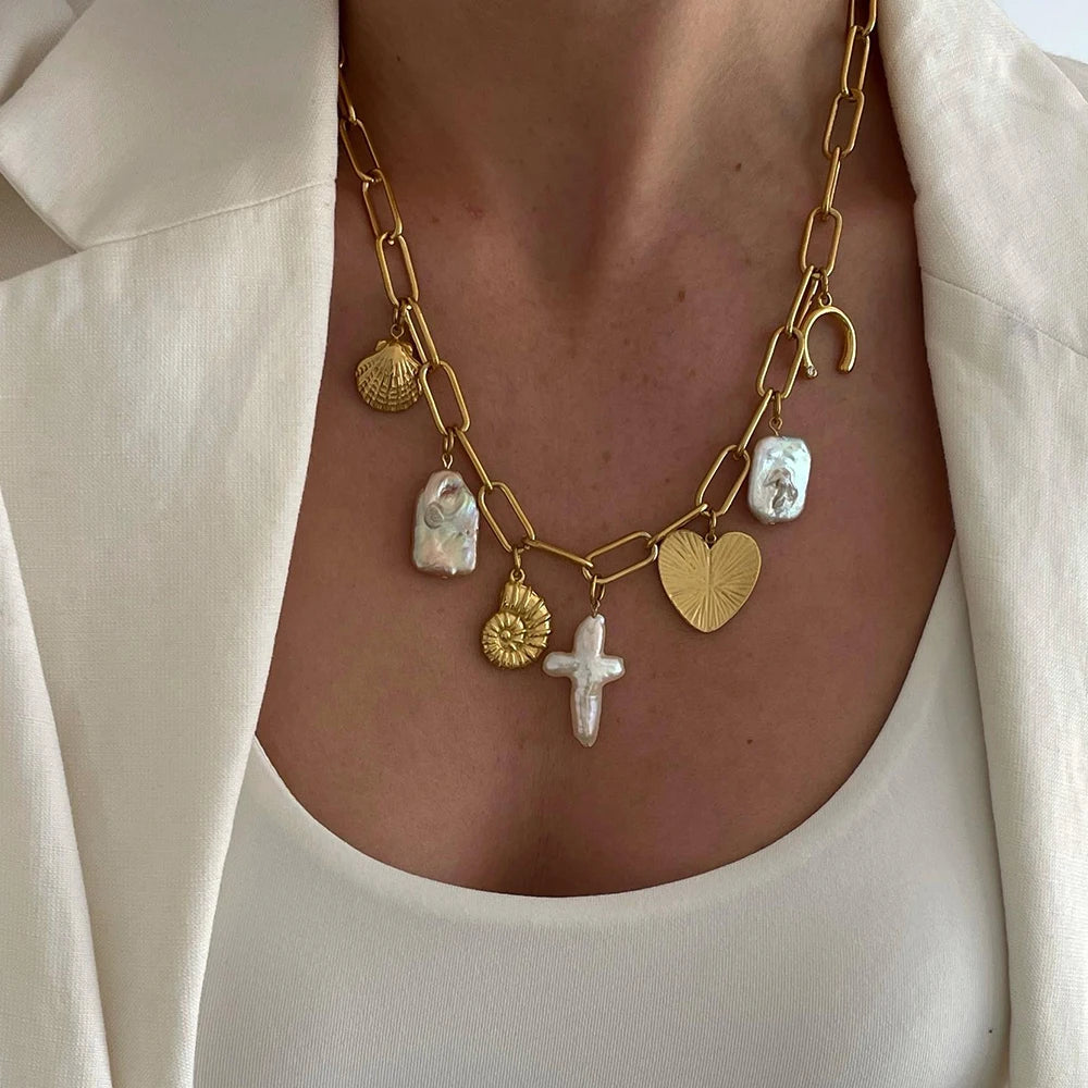 Charm DIY Stackable Chain Necklace