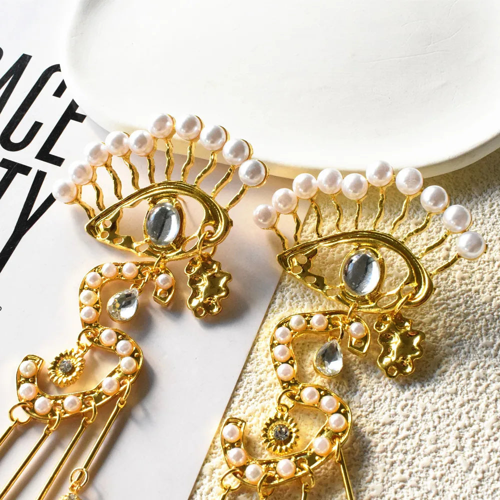 Surrealist Evil Eyes Dangle Earrings
