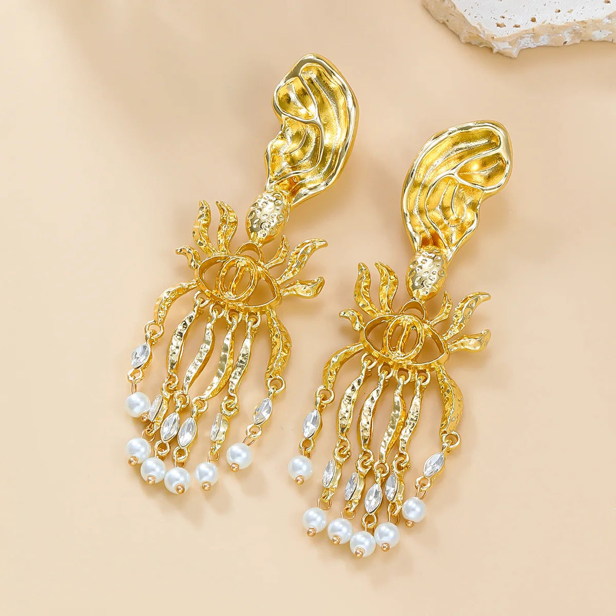 Surrealist Evil Eyes Dangle Earrings