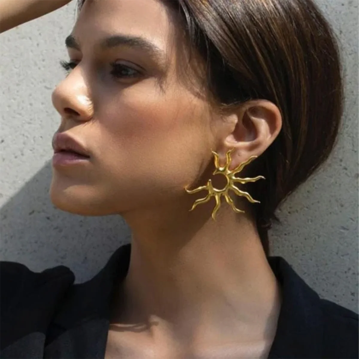 Ocean Sea Star Earrings 18K Gold Plated Stainless Steel