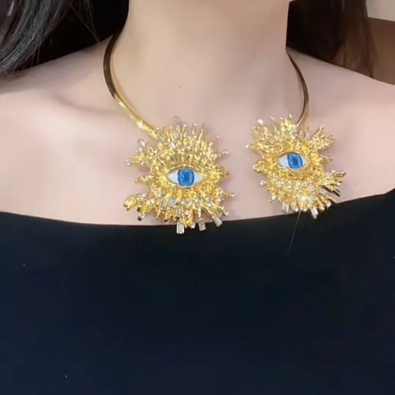 Evil Eye Choker Necklace
