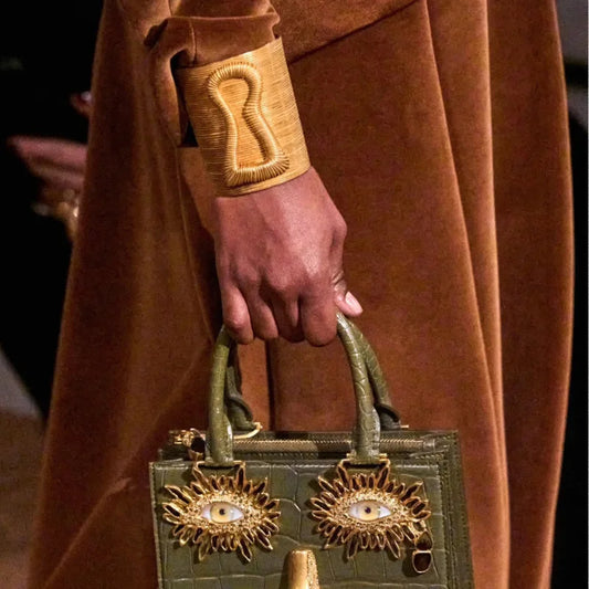 Statement Baroque Lock shape Cuff Bracelets